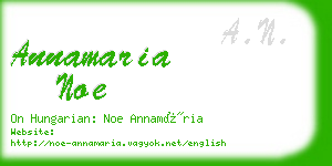 annamaria noe business card